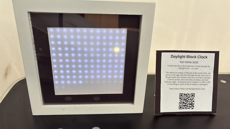 Daylight Block Clock at EMF 2026